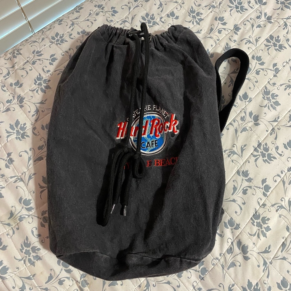 Hard Rock Cafe Synch Bag With Strap